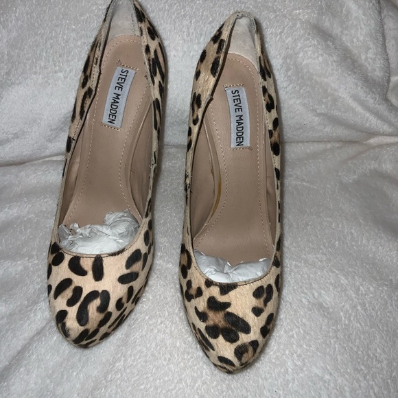 STEVE MADDEN Leopard Print ULTRA-HIGH Heels-GORGEOUS! - Picture 6 of 14